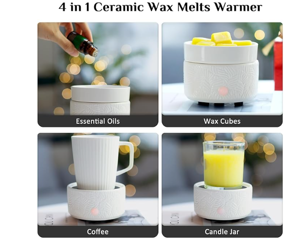 Leaf Pattern Wax Melt Warmer