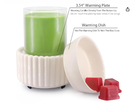 Ceramic White Wax Melt Warmer